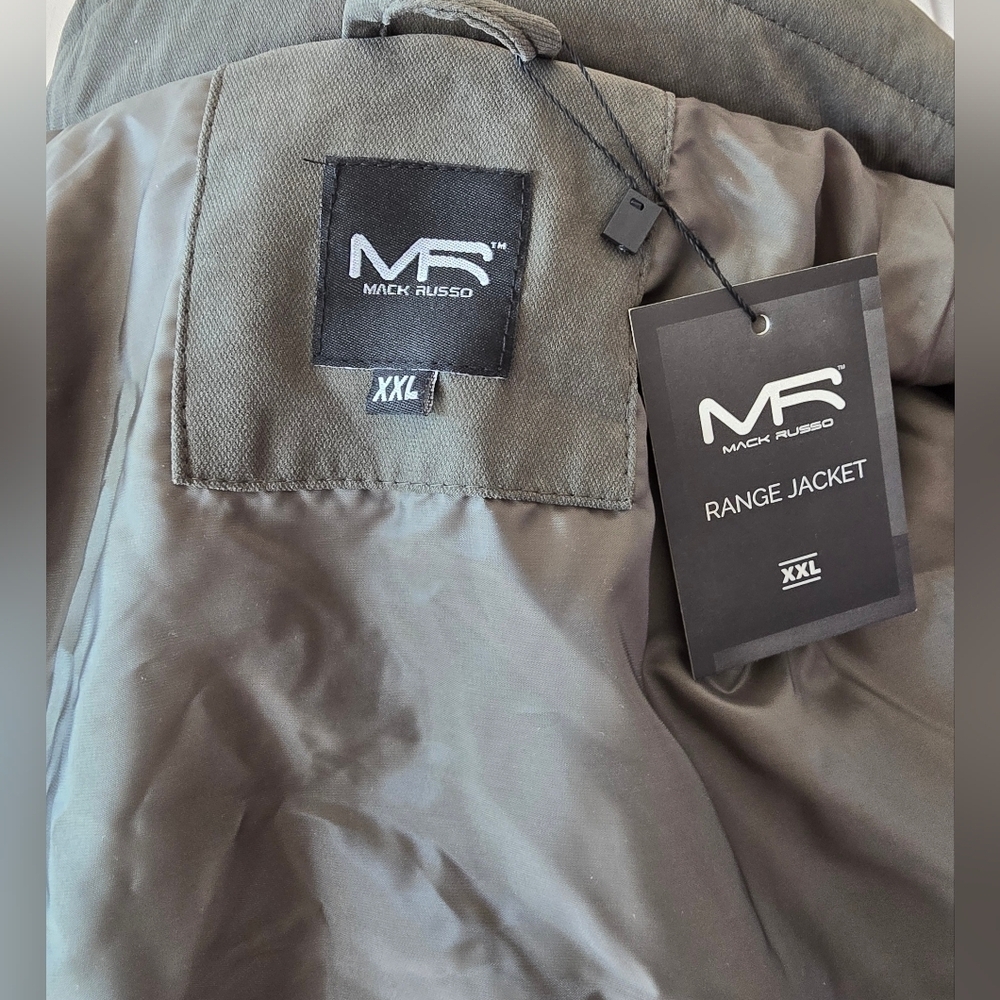 Mack Russo NWT Men's Army Green Range Jacket  Insulated Snap Front Zip Lined - Picture 7 of 9